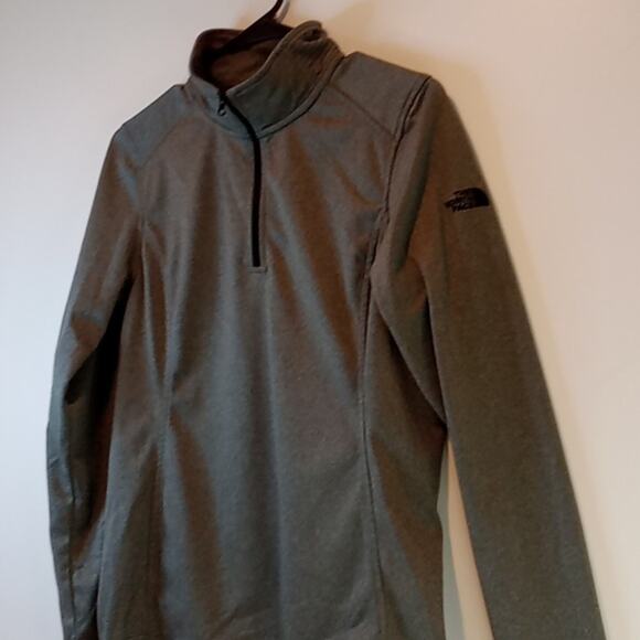 The North Face 1/4 Zip Fleece Jacket Home Care Patch Women's Sz Med EUC NICE! - Picture 4 of 12